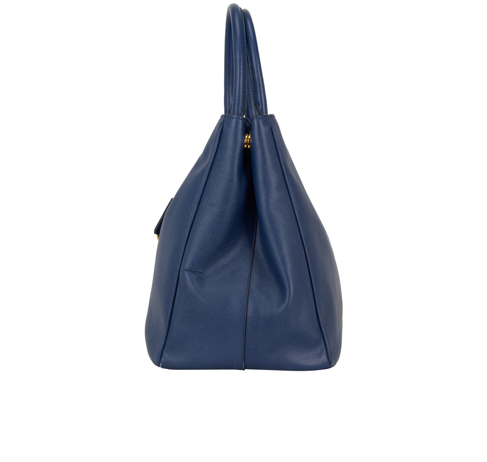 Large Galleria, &pound;495, Handbags, Blue, Leather, Bottom view